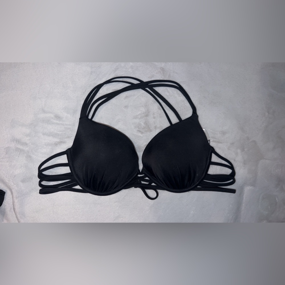 Black bikini top